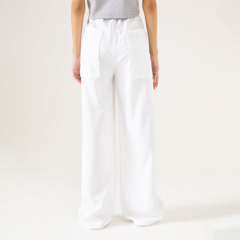 WIDE LEG PANAMA TROUSER